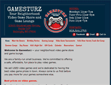 Tablet Screenshot of gamesturz.com